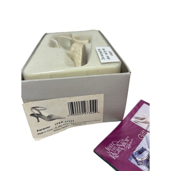 Just the Right Shoe "FOREVER" 2003 By Lorraine Vail #27304 Decor - Picture 11 of 15